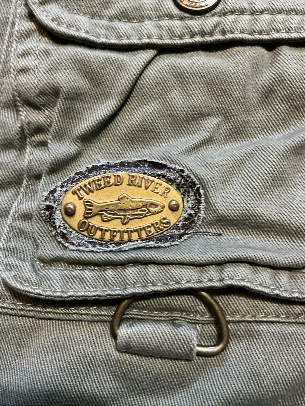 Vintage Tweed River Outfitters Fishing Multipocket Travel Hunting Vest Jacket
